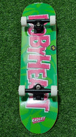 DBH - 7.5" Radley Pink On Green Kids Skateboard Deck
