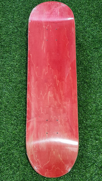 18FIVE2 - 8.25" Red Blank Skateboard Deck