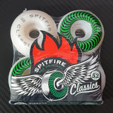 Spitfire - 52MM 99D Classics Green Skateboard Wheels