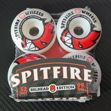 Spitfire - 52MM 99DU Classic Bighead Edition Red Skateboard Wheels