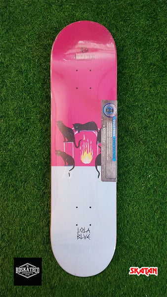 BDSkateCo - 8.0" Lola Blue Panther Skateboard Deck