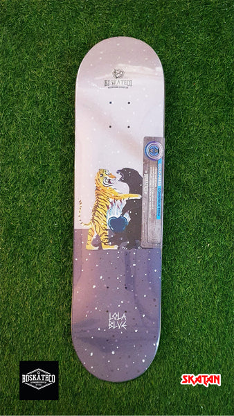 BDSkateCo - 8.0" Lola Blue Tiger Skateboard Deck