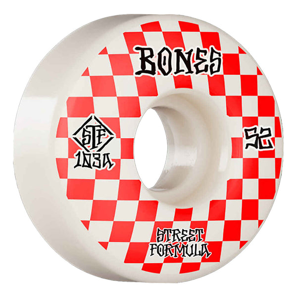 Bones - 52MM 103A Patterns V3 Slims STF Skateboard Wheels