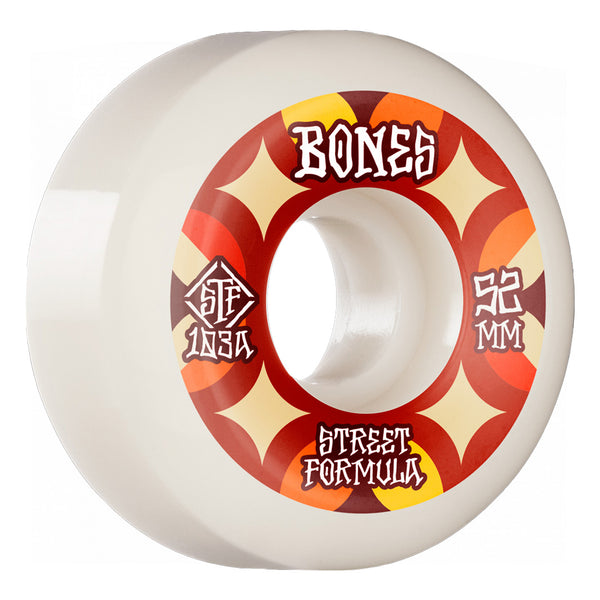 Bones - 52MM 103A Retros V5 Sidecut STF Skateboard Wheels