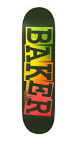 Baker - 8.125" Kader Sylla Green Rainbow Skateboard Deck