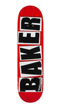 Baker - 8.0" Brand Logo Black Skateboard Deck
