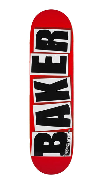Baker - 8.0" Brand Logo Black Skateboard Deck