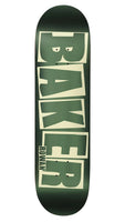 Baker - 8.0" B2 Rowan Zorilla Green Foil Skateboard Deck