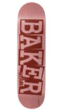 Baker - 8.0" Theotis Beasley Ribbon Pink Veneer Skateboard Deck