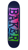 Baker - 8.25" Tyson Peterson Navy Rainbow Skateboard Deck