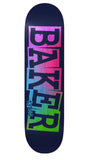 Baker - 8.25" Tyson Peterson Navy Rainbow Skateboard Deck