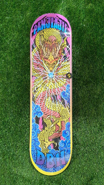 DBH - 8.0" Golden Dragon Skateboard Deck