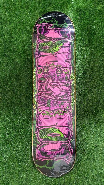 DBH - 8.0" DBH Garden Pink Green Skateboard Deck
