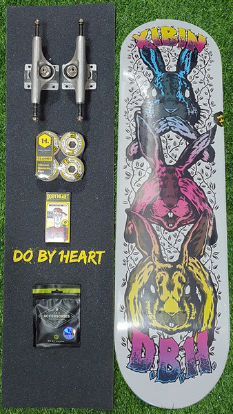 DBH - 8.0" Xibin Sanbu Rabbits Complete Skateboard