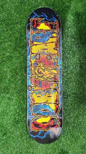 DBH - 8.0" DBH Garden Yellow Blue Skateboard Deck