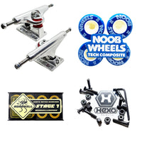 Homestar Skateboarding - Quick Complete Skateboard Parts - Trucks + Wheels + Bearings + Hardware