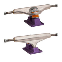 Independent - 139 / 8.0" Stage 11 Hollow Silver Anodized Purple Skateboard Trucks