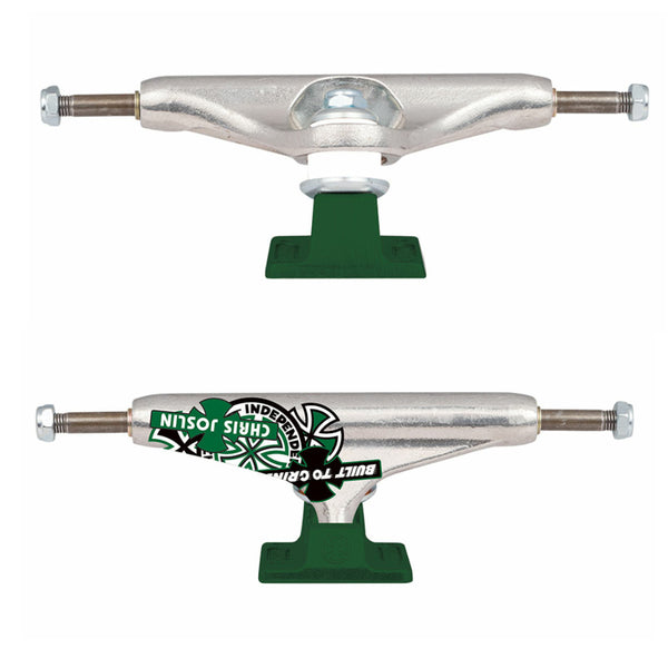 Independent - 139 / 8.0" Stage 11 Forged Hollow Chris Joslin Green Skateboard Trucks