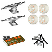 Mini Logo - Quick Complete Skateboard Parts - Trucks + Wheels + Bearings + Hardware