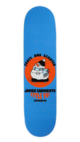 SK8MAFIA - 8.0" Skate And Scratch Javier Sarmiento Snowman Skateboard Deck