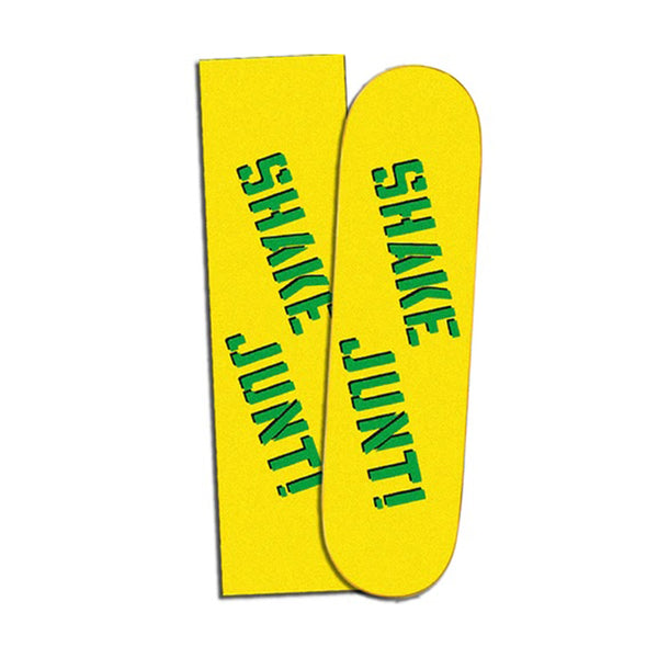 Shake Junt - Yellow Spray Skateboard Griptape