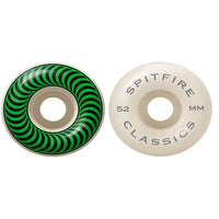 Spitfire - 52MM 99D Classics Green Skateboard Wheels