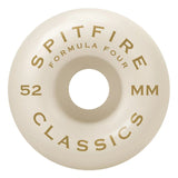 Spitfire - 52MM 101DU Formula Four Classic Green Skateboard Wheels