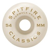 Spitfire - 54MM 101DU Formula Four Classic Grey Skateboard Wheels