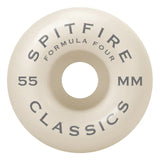 Spitfire - 55MM 99DU Formula Four Classic Yellow Skateboard Wheels