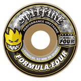 Spitfire - 52MM 99DU Formula Four Conical Yellow Skateboard Wheels
