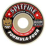 Spitfire - 53MM 101DU Formula Four Conical Full Red Skateboard Wheels