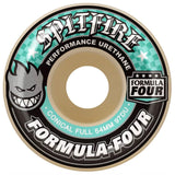 Spitfire - 54MM 97DU Formula Four Conical Full Teal Skateboard Wheels