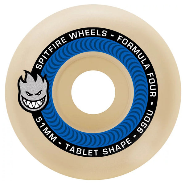 Spitfire - 55MM 99DU Formula Four Tablets Blue Skateboard Wheels