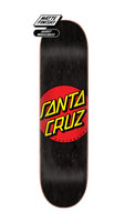 Santa Cruz - 8.25" Classic Dot Black Skateboard Deck
