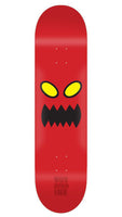 Toy Machine - 8.0" Monster Face Red Skateboard Deck