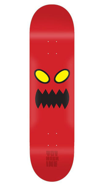 Toy Machine - 8.0" Monster Face Red Skateboard Deck