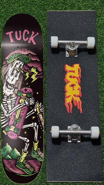 Tuck - 8.0" Skeleton Complete Skateboard