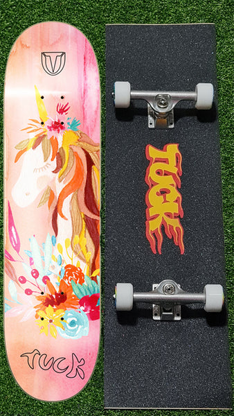 Tuck - 8.0" Unicorn Complete Skateboard