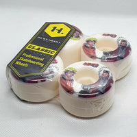 DBH x Naruto - 52MM 100A Naruto & Jiraiya White Skateboard Wheels