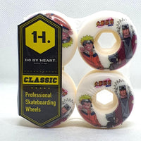 DBH x Naruto - 52MM 100A Naruto & Jiraiya White Skateboard Wheels