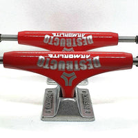 Destructo - 5.25" / 7.875" Armorlite Red Skateboard Trucks