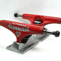Destructo - 5.25" / 7.875" Armorlite Red Skateboard Trucks