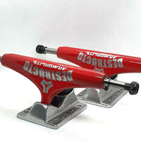Destructo - 5.25" / 7.875" Armorlite Red Skateboard Trucks