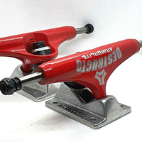 Destructo - 5.25" / 7.875" Armorlite Red Skateboard Trucks