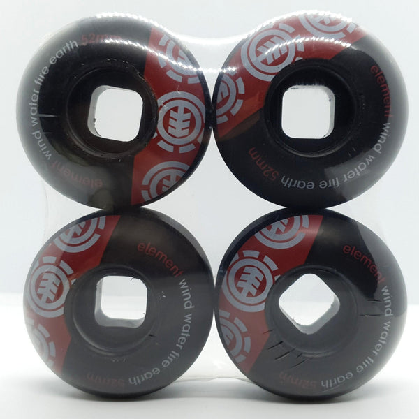 Element - 52mm Black Skateboard Wheels Singapore Skate Shop Skatan