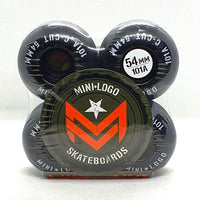 Mini Logo - 54MM 101A C-Cut Black Wheels