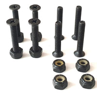 Black - 1.378" 35MM Bolts & Nuts Skateboard Hardware